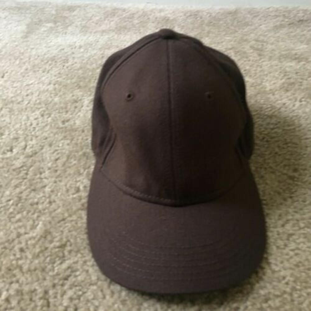 FINL 365 Men's Fitted Hat Cap Size 7 1/4 Brown